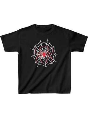Tarz Yeri Çocuk Baskılı T-Shirt - Siyah