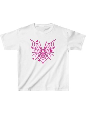 Tarz Yeri Çocuk Baskılı T-Shirt - Beyaz