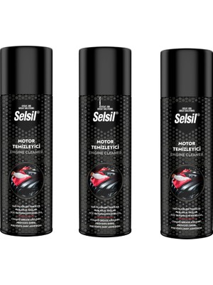 Selsil Motor Temizleme Sprey 500 ml 3 Adet