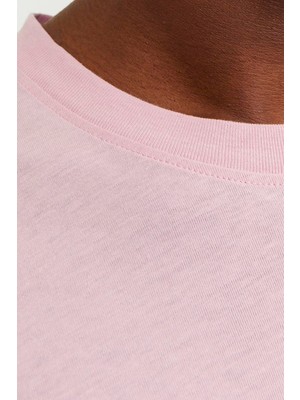 Jack & Jones Jorlucca Erkek Pembe T-Shirt 12253613-PINKNECTAR