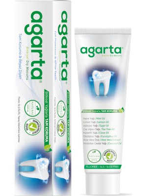 Agarta Doğal Bitki Özlü Florürsüz Diş Macunu 100 Ml