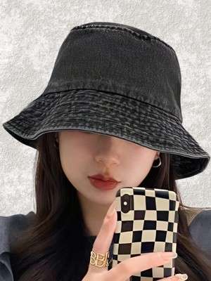 Tezzgelsin Unisex Uv Korumalı Pamuklu Eskitme Bucket Şapka