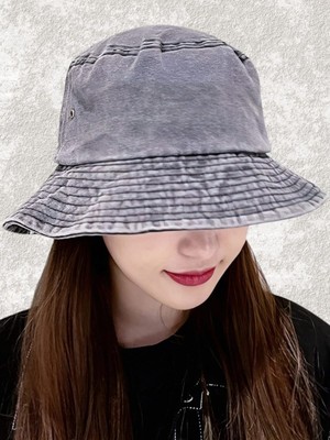 Tezzgelsin Unisex Uv Korumalı Pamuklu Eskitme Bucket Şapka
