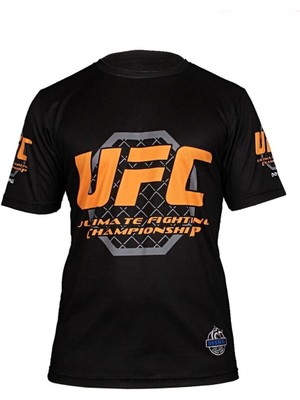 Dosmai Dijital Baskılı Ufc Bisiklet Yaka Spor T-shirt Uft106