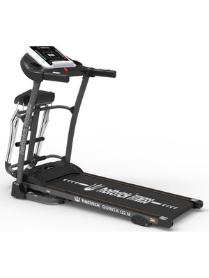 Dosmai Quınta Q2 M Masaj Aletli Manuel Eğimli Sıt Up Motorlu Koşu Bandı Siyah