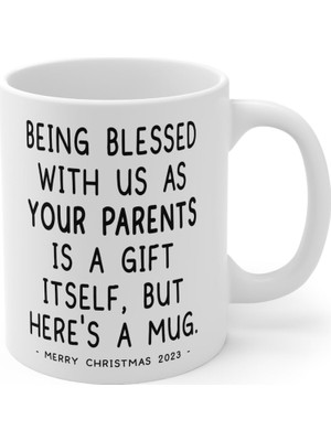 Bexdore Kutsanmış Ebeveynler Komik Hediye Kupa, Seramik Kahve Kupa, Noel Hediyesi, Ingilizce Kahve Kupa