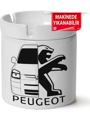 Peugeot Partnerbaskılı Porselen At-Söndür Küllük (Kl-Otmbl-Pgt)