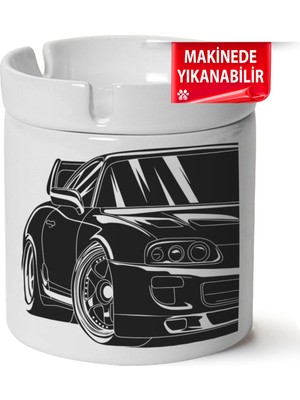 Toyota Supra Baskılı Porselen At-Söndür Küllük (Kl-Otmbl-Spr)