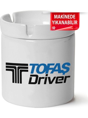 Tofaş Driver Baskılı Porselen At-Söndür Küllük (Kl-Otmbl-Drvr)