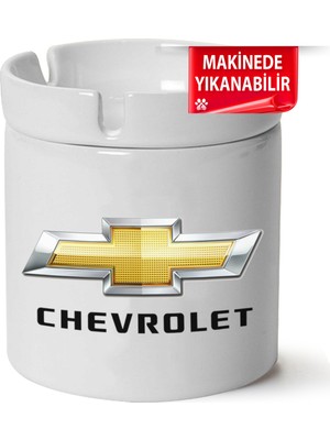 Clevrolet Logo Baskılı Porselen At-Söndür Küllük (Kl-Otmbl-Chvrlt)
