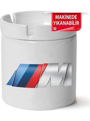 Bmw M Logo Baskılı Porselen At-Söndür Küllük (Kl-Otmbl-Bmw)