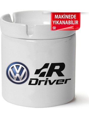 Vw R Driver Baskılı Porselen At-Söndür Küllük (Kl-Otmbl-Drvr)