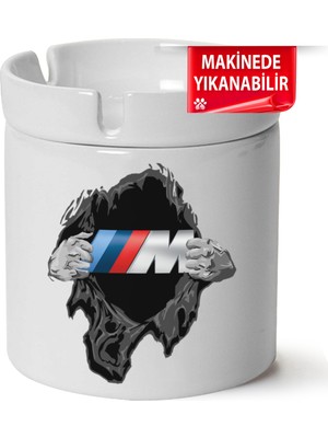 Bmw M Logo Baskılı Porselen At-Söndür Küllük (Kl-Otmbl-Bmw)