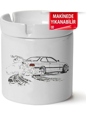 Çakılap Bmw E36 Baskılı Porselen At-Söndür Küllük (Kl-Otmbl-Bmw)
