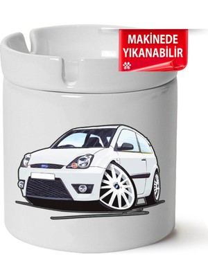 Ford Fiesta Mk6 Baskılı Porselen At-Söndür Küllük (Kl-Otmbl-Frd)