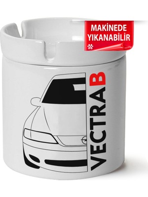 Opel Vectra B Baskılı Porselen At-Söndür Küllük (Kl-Otmbl-Opl)
