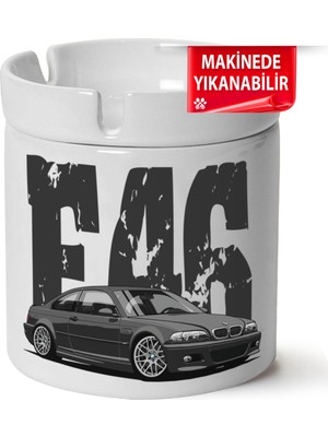 Çakılap Bmw E46 Baskılı Porselen At-Söndür Küllük (Kl-Otmbl-Bmw)