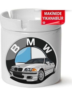 Çakılap Bmw E46 Baskılı Porselen At-Söndür Küllük (Kl-Otmbl-Bmw)