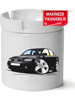 Çakılap Audi A4 Mk2 Baskılı Porselen At-Söndür Küllük (Kl-Otmbl-Audi)