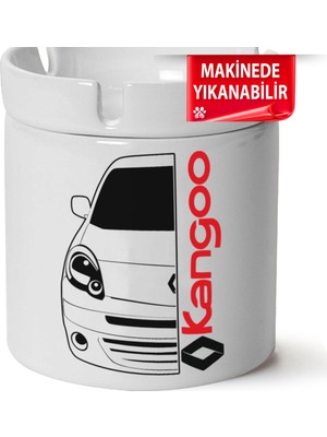 Kangoo Baskılı Porselen At-Söndür Küllük (Kl-Otmbl-Rnlt)