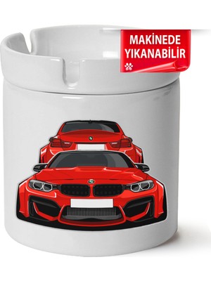 Çakılap Bmw 4 Baskılı Porselen At-Söndür Küllük (Kl-Otmbl-Bmw)
