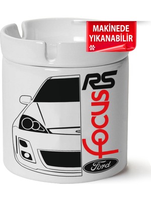 Çakılap Ford Focus Mk1 Baskılı Porselen At-Söndür Küllük (Kl-Otmbl-Frd)