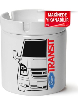 Çakılap Ford Transit Baskılı Porselen At-Söndür Küllük (Kl-Otmbl-Frd)