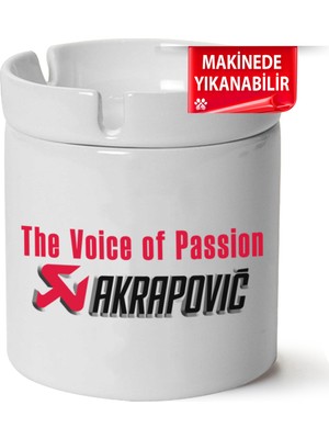 Akrapovic Baskılı Porselen At-Söndür Küllük (Kl-Otmbl-Mdfy)
