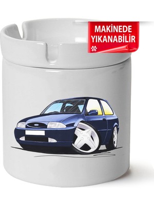 Ford Fiesta Mk4 Baskılı Porselen At-Söndür Küllük (Kl-Otmbl-Frd)
