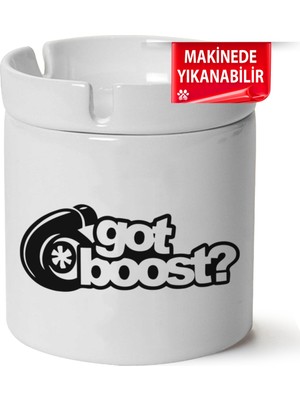 Çakılap Turbo Baskılı Porselen At-Söndür Küllük (Kl-Otmbl-Mdfy)