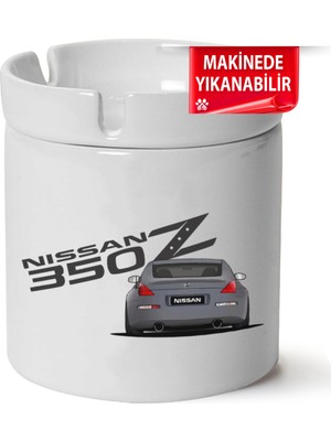 Çakılap Nissan 350Z Baskılı Porselen At-Söndür Küllük (Kl-Otmbl-Nssn)
