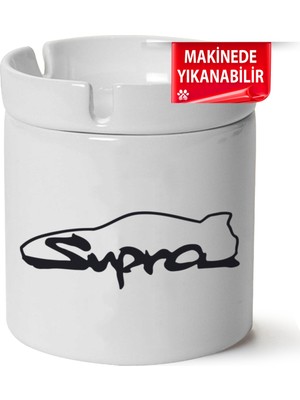 Çakılap Toyota Supra Baskılı Porselen At-Söndür Küllük (Kl-Otmbl-Spr)
