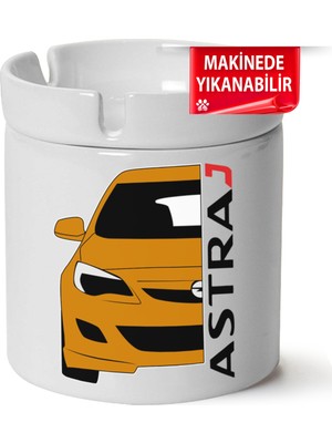 Çakılap Opel Astra J Baskılı Porselen At-Söndür Küllük (Kl-Otmbl-Opl)