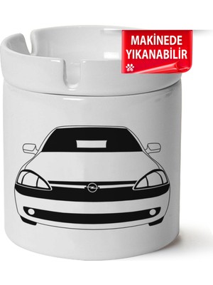Çakılap Opel Corsa C Baskılı Porselen At-Söndür Küllük (Kl-Otmbl-Opl)