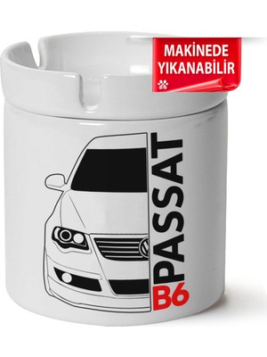 Çakılap Vw Passat B6 Baskılı Porselen At-Söndür Küllük (Kl-Otmbl-Vw)