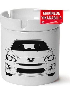 Çakılap Peugeot 308BASKILI Porselen At-Söndür Küllük (Kl-Otmbl-Pgt)