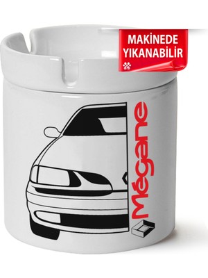 Çakılap Megane 1 Baskılı Porselen At-Söndür Küllük (Kl-Otmbl-Rnlt)