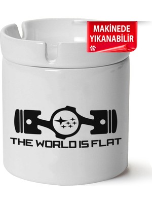 Çakılap Subaru Baskılı Porselen At-Söndür Küllük (Kl-Otmbl-Sbr)