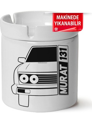 Çakılap Tofaş Murat 131 Baskılı Porselen At-Söndür Küllük (Kl-Otmbl-Tfş)