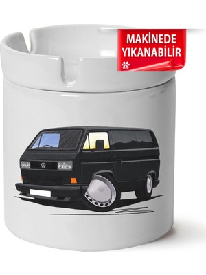 Çakılap Vw Transporter T3 Baskılı Porselen At-Söndür Küllük (Kl-Otmbl-Vw)