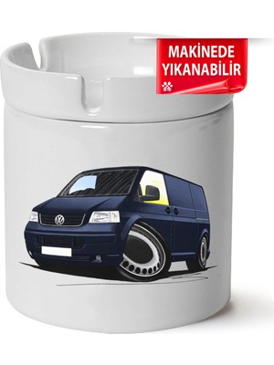 Çakılap Vw Transporter T5 Baskılı Porselen At-Söndür Küllük (Kl-Otmbl-Vw)