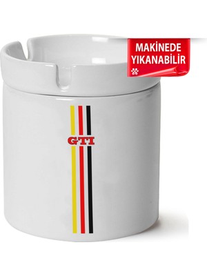 Çakılap Vw Gti Logo Baskılı Porselen At-Söndür Küllük (Kl-Otmbl-Vw)