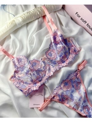 Es Lingerie Orchid Bralet Takım