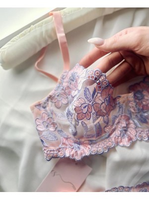 Es Lingerie Orchid Bralet Takım