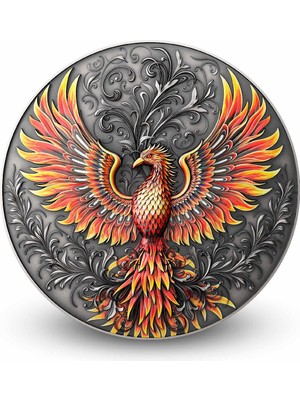 AgaKulche Phoenix 1 Ons 31.10 Gram Gümüş Sikke Coin (999)