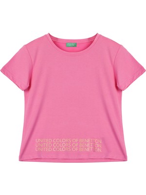 United Colors Of Benetton Kız Çocuk Tshirt BNT-G21286