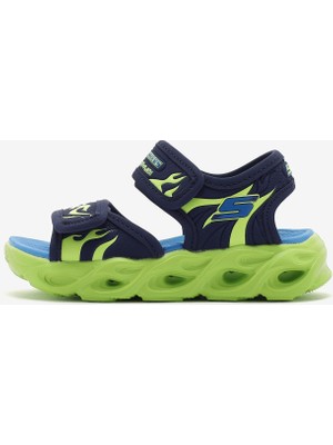Skechers Thermo - Splash  -  Heat Tide Küçük Erkek Çocuk Mavi Işıklı Sandalet 400102N Nvlm