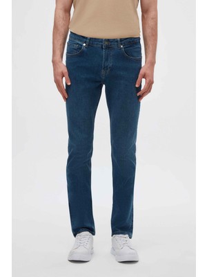 D'S Damat Slim Fit Indigo Denim Pantolon 2HCJ33410002M
