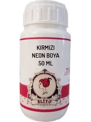 Elito Neon Kırmızı Sabun Boyası 50 ml