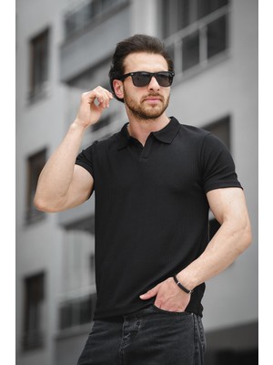 Oksit Ht Peha Slim Fit Otoban Kumaş Apaç Yaka Erkek Tshirt